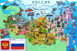 Магнитная карта – пазл России